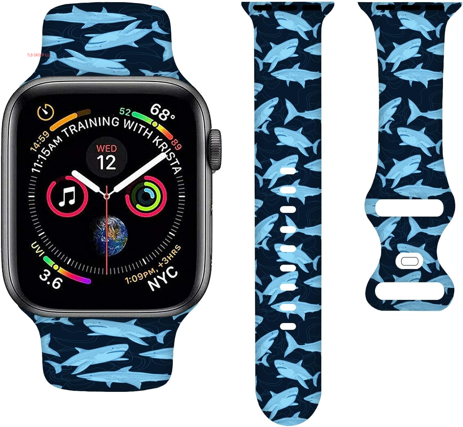 Sport Bands Compatible with Apple Watch Band 38MM 40MM 41MM 42MM 44MM 45MM 49MM, Silicone Strap Compatible with Iwatch Bands Ultra Series SE 9 8 7 6 5 4 3 2 1 for Women Men
