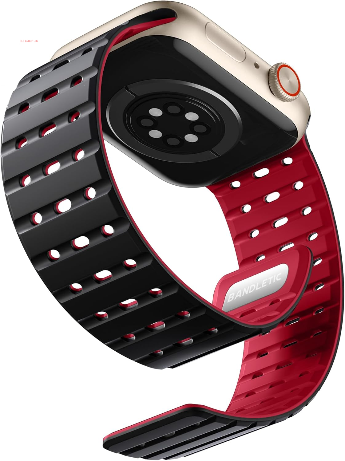 Compatible with Apple Watch Bands for Men 49Mm/46Mm/45Mm/44Mm/42Mm(3/2/1) Women, Rugged Magnetic Silicone Sport Watchband for Iwatch Ultra2/Ultra/Se2/Se/10/9/8/7/6/5/4