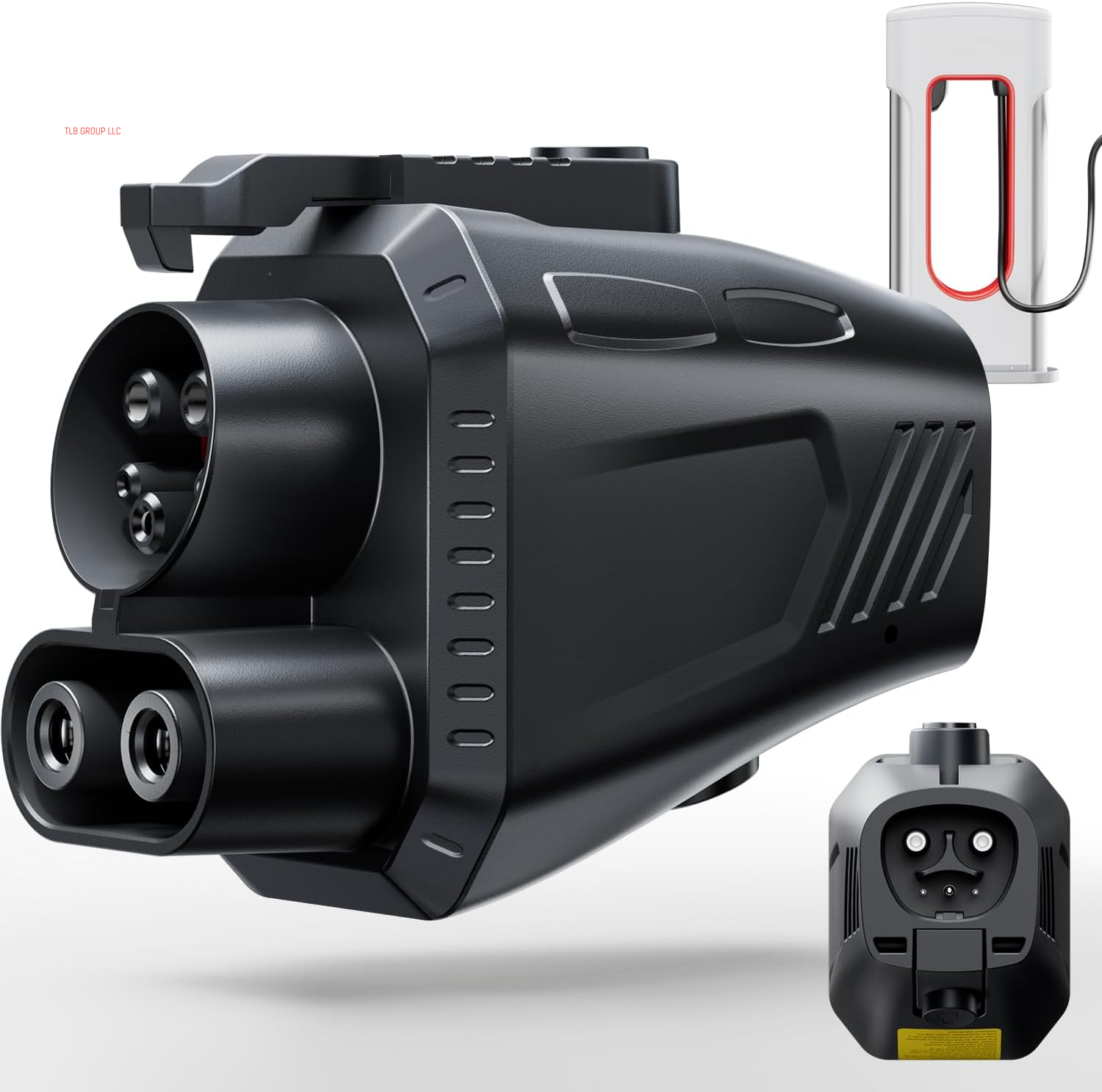 J1772 to Tesla Charger Adapter, Max 80A 280V Fast Charging for Tesla Model 3/Y/X/S with Safety Certified Charger Connecting Charging Adapter, SAE J1772 EV Adapter for Tesla Cars Only