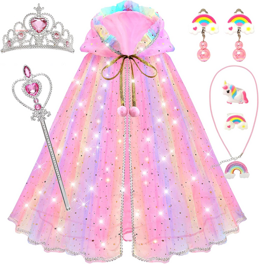Toddler Toys for Girls,Princess Dresses for Girls Toys for 3 4 5 6 7 8 9 Year Old Girls,Princess Dress up Clothes