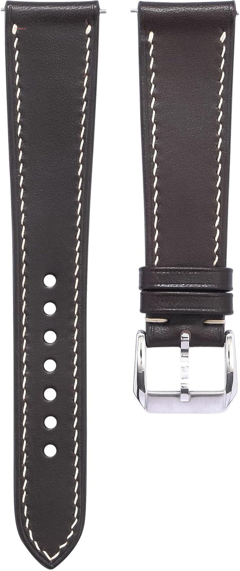 Buttero Full Grain Vegetable Tanned Leather Mens Watch Band - 19Mm 20Mm 22Mm Quick Release Watch Band - Handmade Premium Leather Watch Strap - Italian Genuine Leather Replacement Band