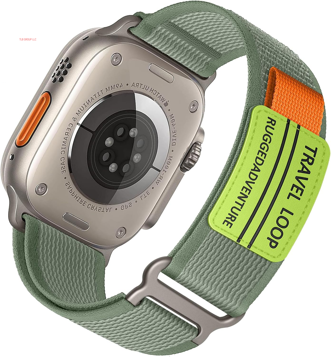 Trail Loop Nylon Band - Compatible with Apple Watch Ultra 2 Band 49Mm 46Mm 45Mm 44Mm 42Mm 41Mm 40Mm 38Mm Men Women,Rugged Braided Elastic Weave Sport Strap for Iwatch Ultra Series 10/9/8/7/6/SE/5/4/3