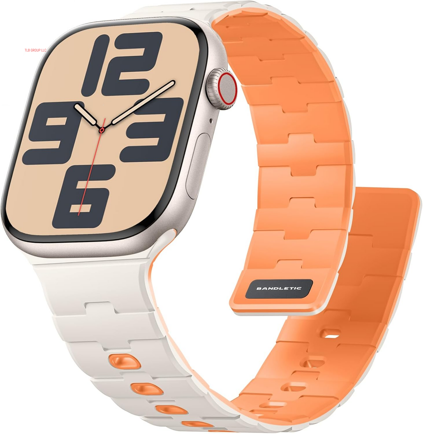 Magnetic Watchband Compatible with Apple Watch Bands for Men 45Mm 44Mm 46Mm 49Mm 42Mm Women, Soft Silicone Sport Strap for Iwatch Band Series 10 Ultra 2 SE 9 8 7 6 5 4, A-Starlight