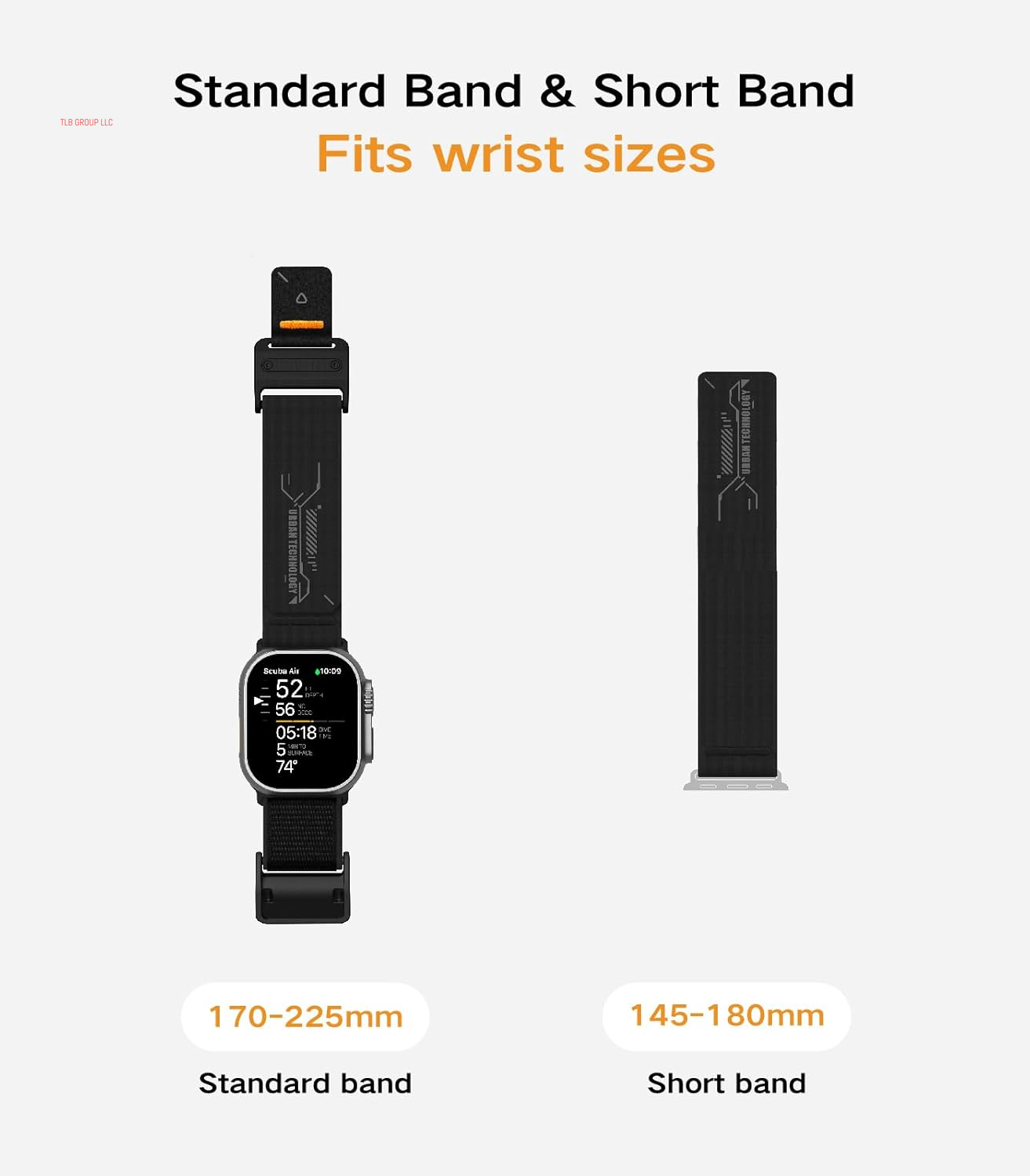 A11 Velvet Nylon Braid Band [Cool Black] + A02 Fluoroelastomer Sports Watch Band [White] for Apple Watch | Smart Wearable Kit