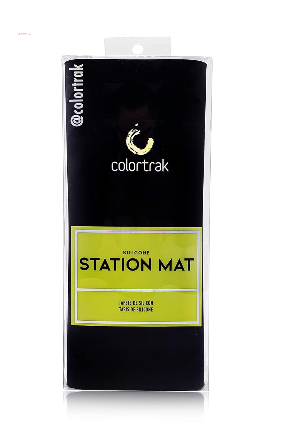 Heat-Resistant Styling Station Mat, Silicone Mat Prevents Work Surfaces from Heat Damage of Styling Tools, Prevent Tool from Falling or Slipping, Black, 9 X 11 Inches