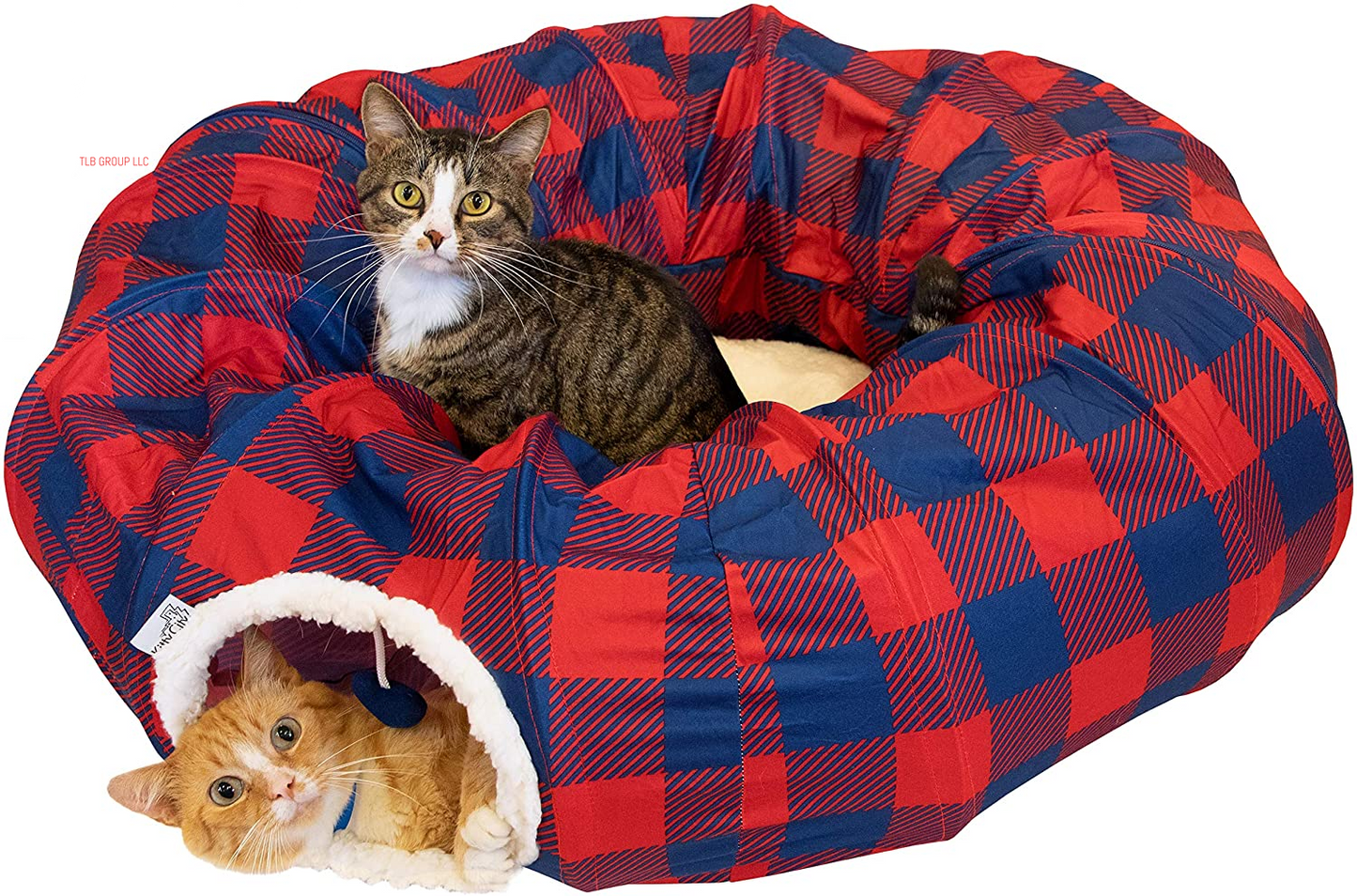 Large Cat Tunnel Bed, Cat Bed, Pop up Bed, Cat Toys, White