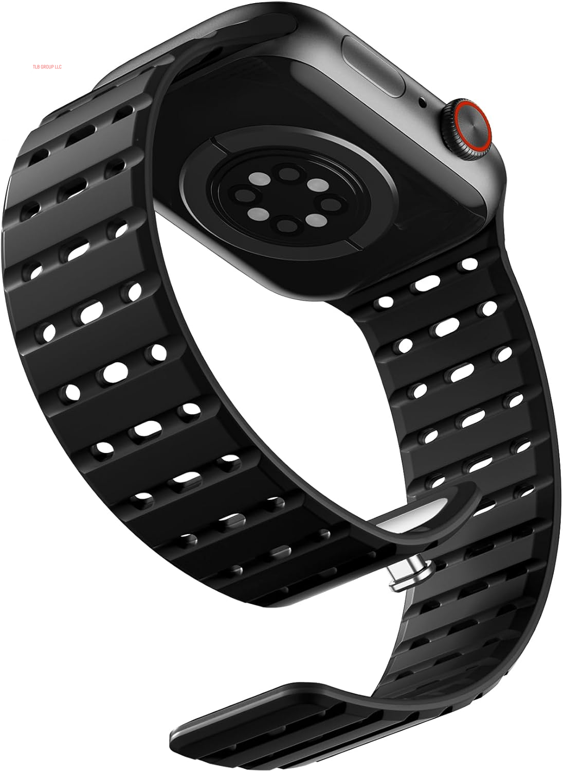 Compatible with Apple Watch Bands for Men 49Mm/46Mm/45Mm/44Mm/42Mm(3/2/1) Women, Rugged Magnetic Silicone Sport Watchband for Iwatch Ultra2/Ultra/Se2/Se/10/9/8/7/6/5/4