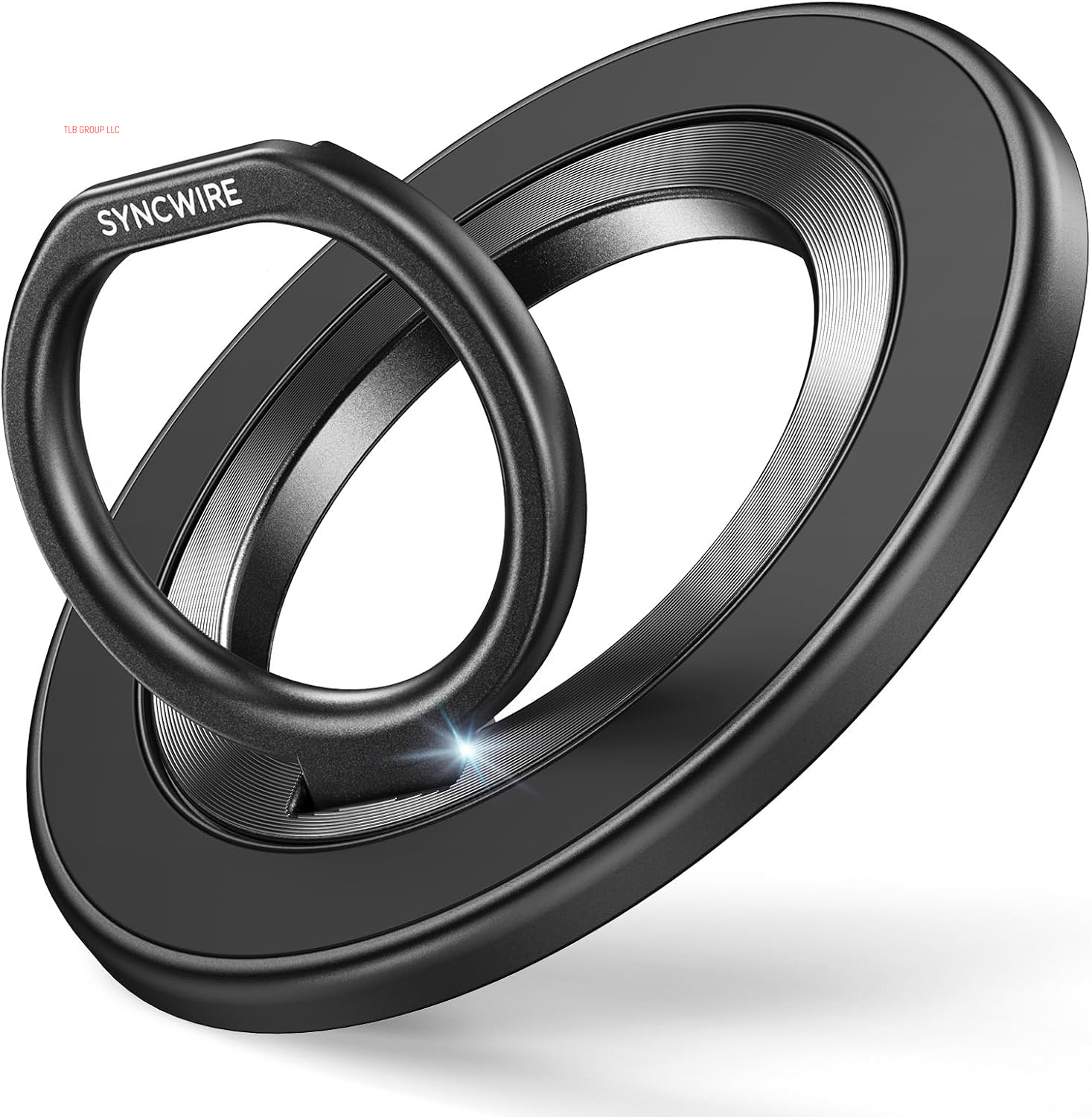 Upgraded Magnetic Phone Ring Holder for Magsafe, Magnetic Cell Phone Grip Stand Finger Ring Kickstand Two-Sided Magnetic Compatible with Iphone 16 Pro Max 15 14 13 12 Magsafe Accessories