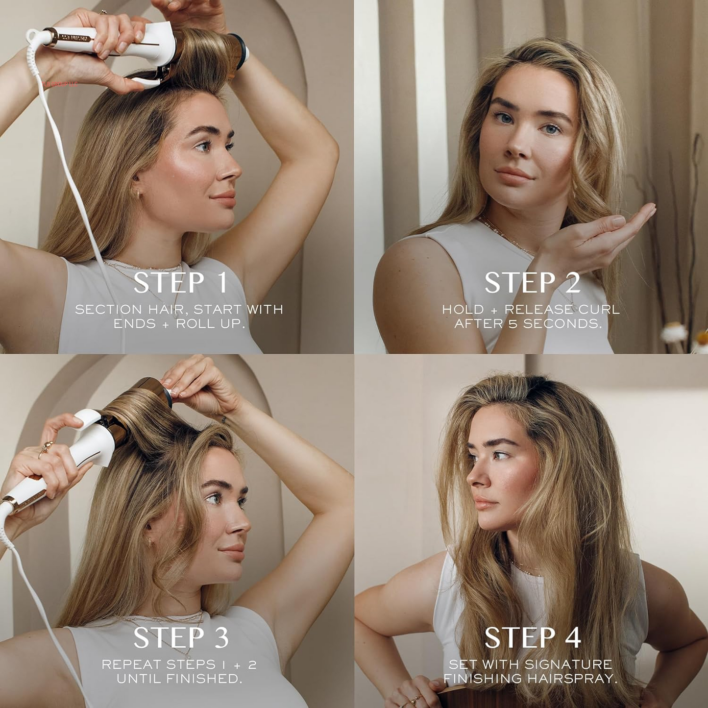 Hair 2 Inch Titanium Curling Iron for Big Blowout Waves + Volume-2” Salon Professional Wide + Large Barrel Curling Iron - Auto Shut-Off - Smooth+Shiny Loose Waves for Medium to Thick Hair