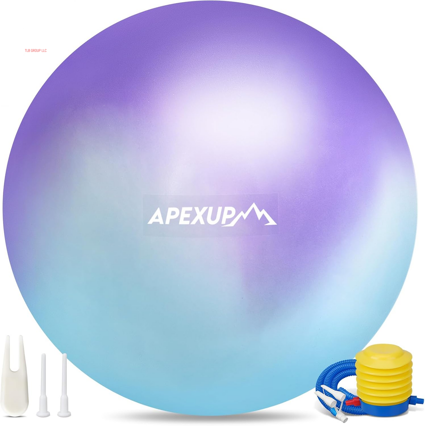 Yoga & Pilates Ball - anti Slip Heavy Duty Gym Ball for Fitness, Balance & Core Workout