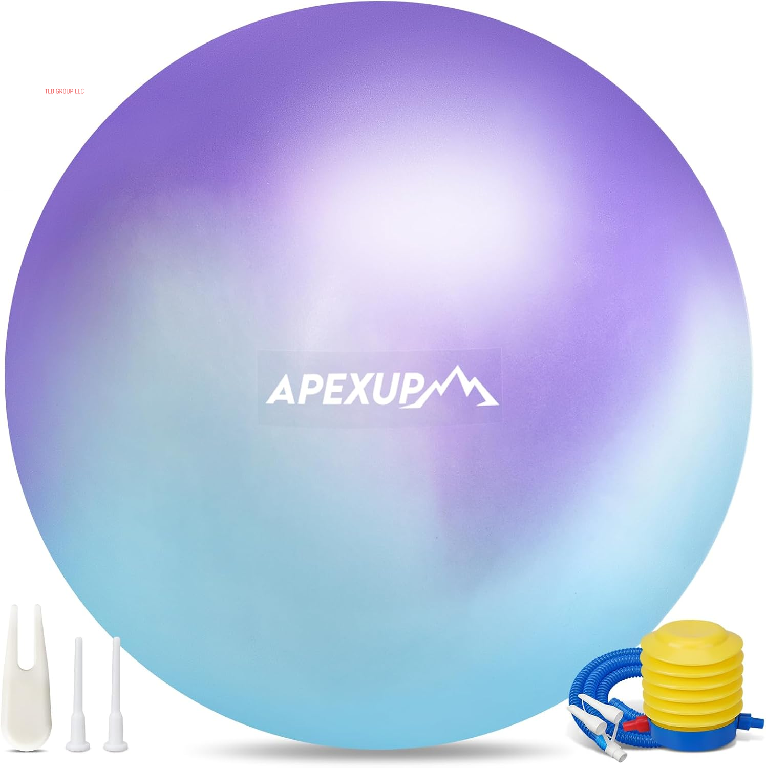 Yoga & Pilates Ball - anti Slip Heavy Duty Gym Ball for Fitness, Balance & Core Workout