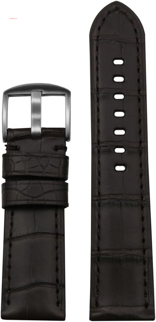 Genuine Louisiana Alligator Watch Band with Matte Finish