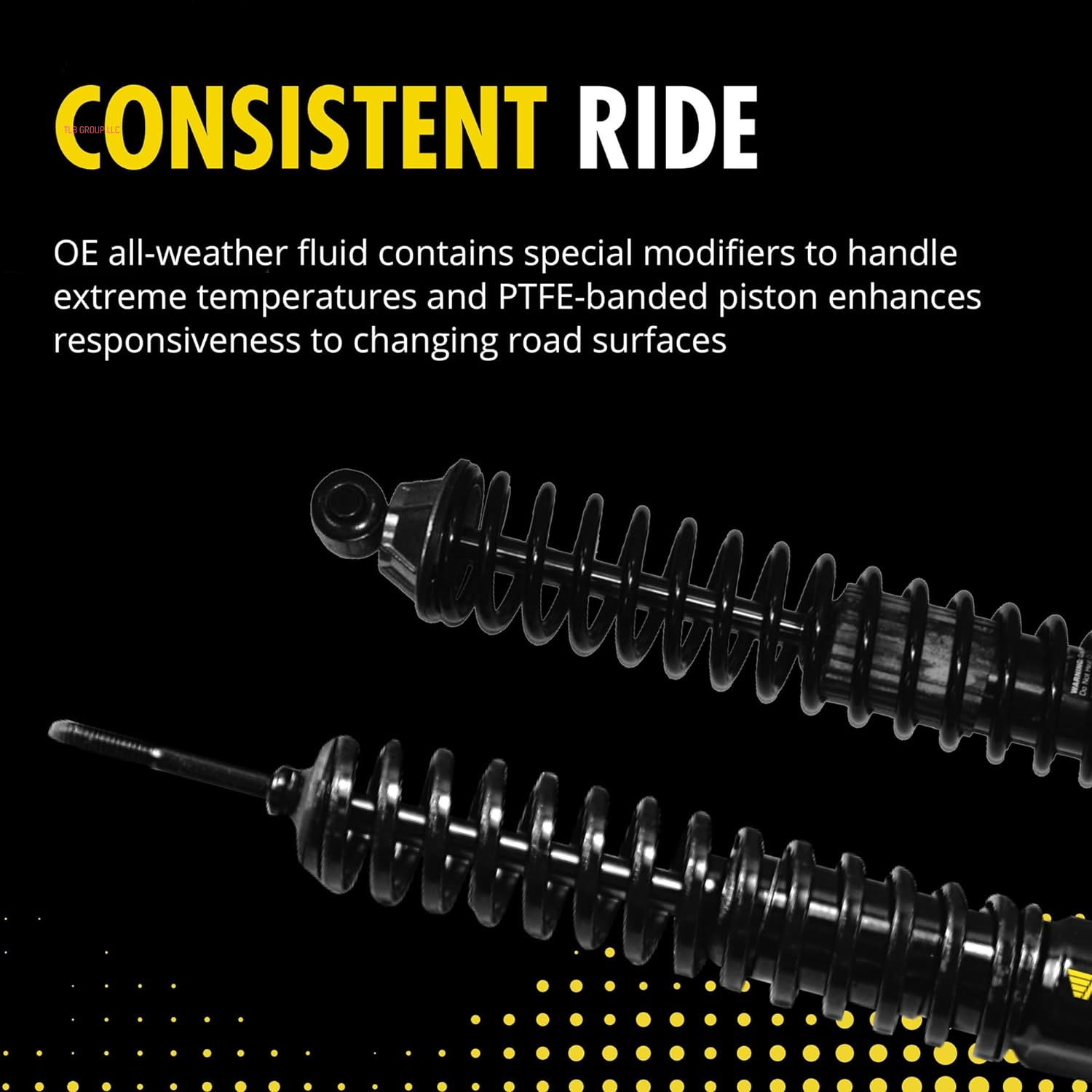 Load Adjusting 58571 Suspension Shock Absorber and Coil Spring Assembly Pack of 2 for Dodge W250