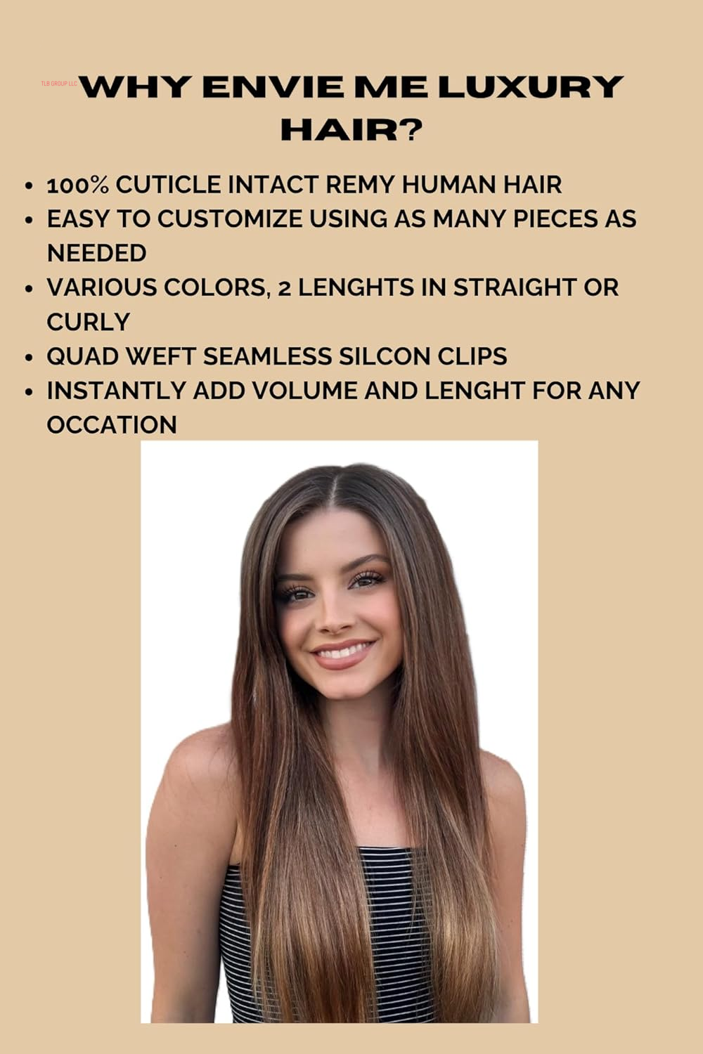 Remy Cuticle Intact Double Drawn Real Human Hair Straight Hair Seamless Invisible Clip in Hair Extentions #2 Dark Chocolate Brown 110G 20 Inch 8 Pcs