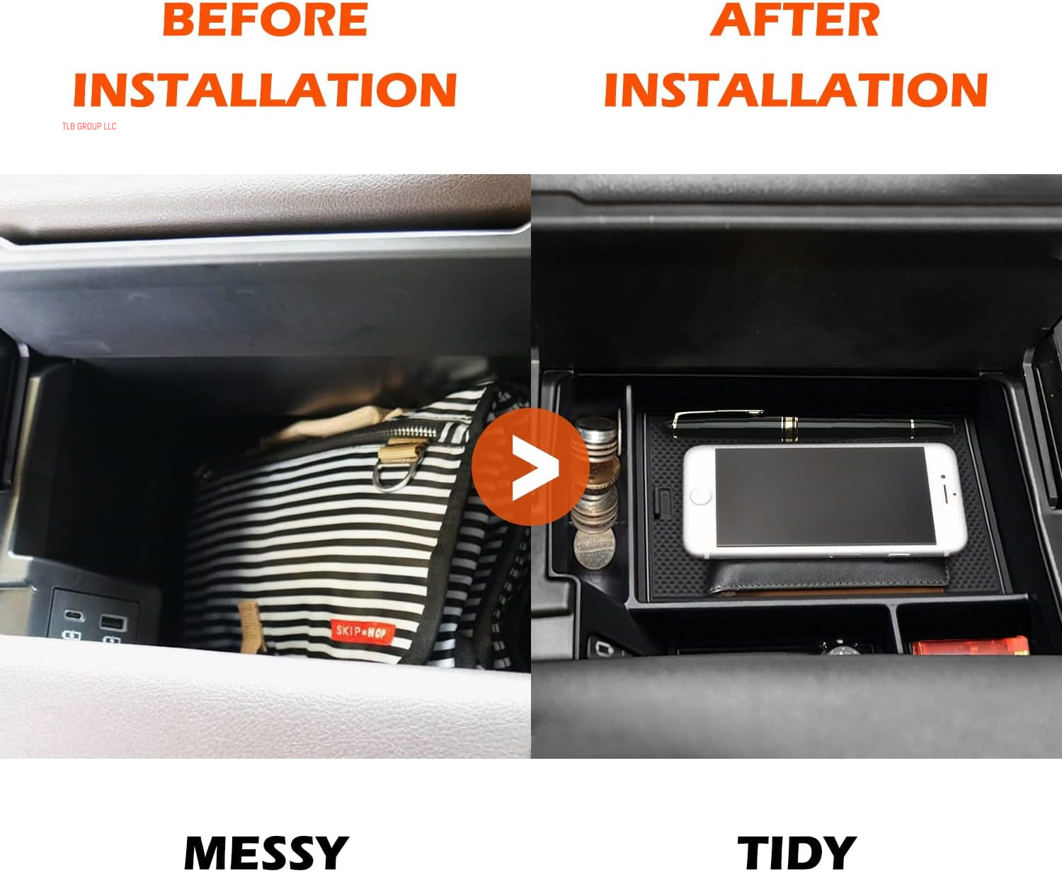 Compatible with Toyota Sienna 2021 2022 2023 2024 2025 Accessories Center Console Tray Organizer