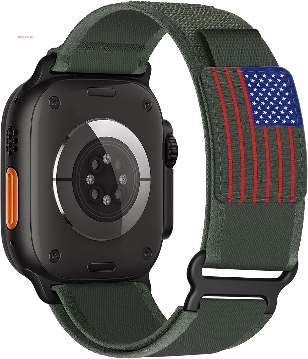 Trail Loop Nylon Band - Compatible with Apple Watch Ultra 2 Band 49Mm 46Mm 45Mm 44Mm 42Mm 41Mm 40Mm 38Mm Men Women,Rugged Braided Elastic Weave Sport Strap for Iwatch Ultra Series 10/9/8/7/6/SE/5/4/3