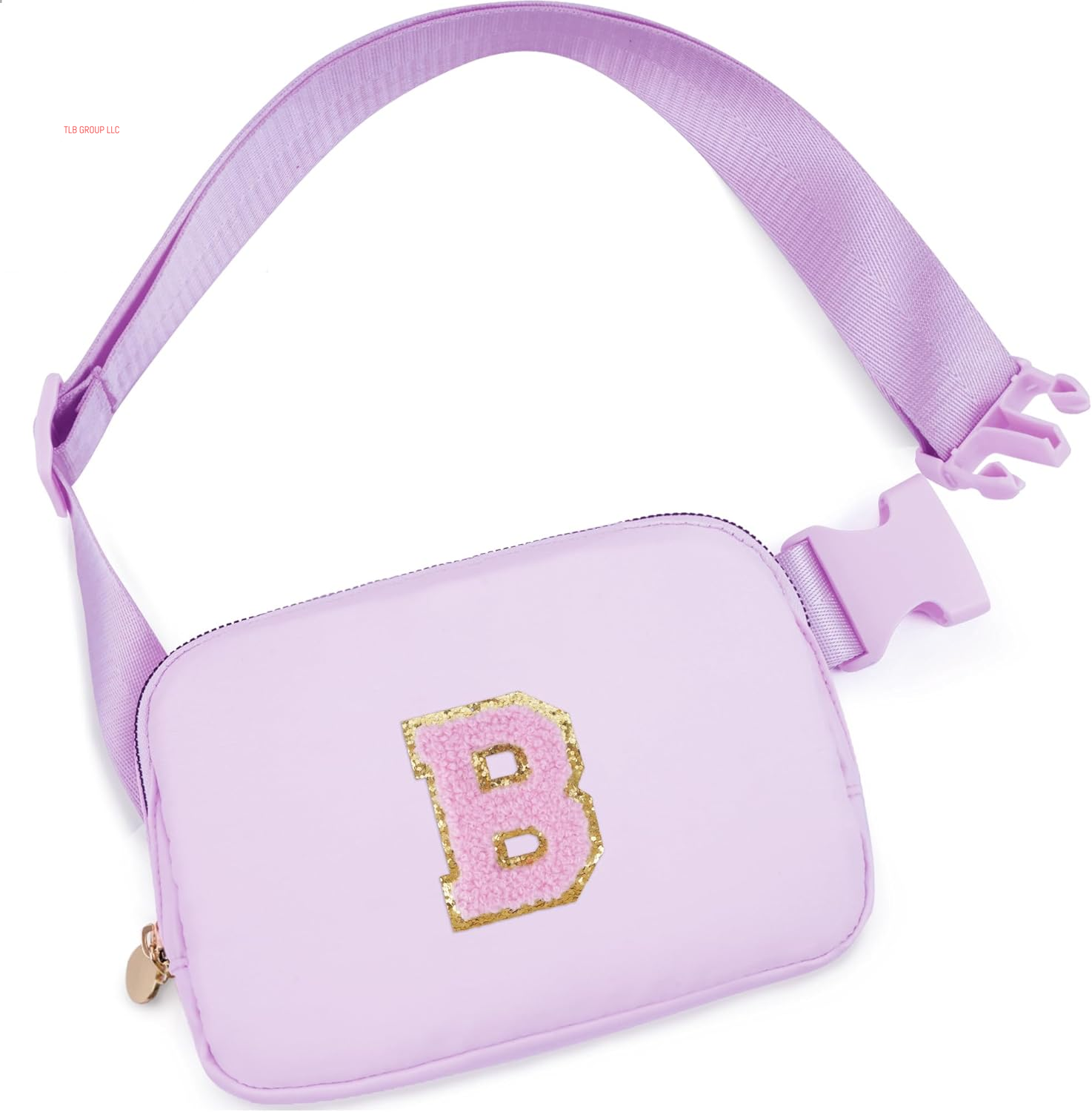 Personalized Belt Bag for Women Girls - Fashion Mini Waist Packs with Adjustable Strap - Trendy Travel Fanny Pack Crossbody Bags with Initial Letter - Teen Gifts | Cream,J