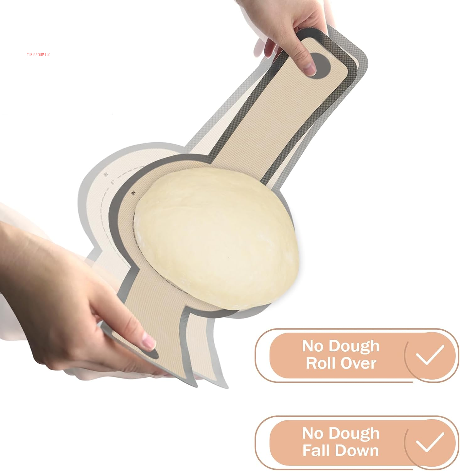 Silicone Bread Sling for Dutch Oven, 2 PCS Non-Stick & Easy Clean Reusable Silicone Bread Baking Mat with Long Handles, Easy to Transfer Sourdough Bread, BM02