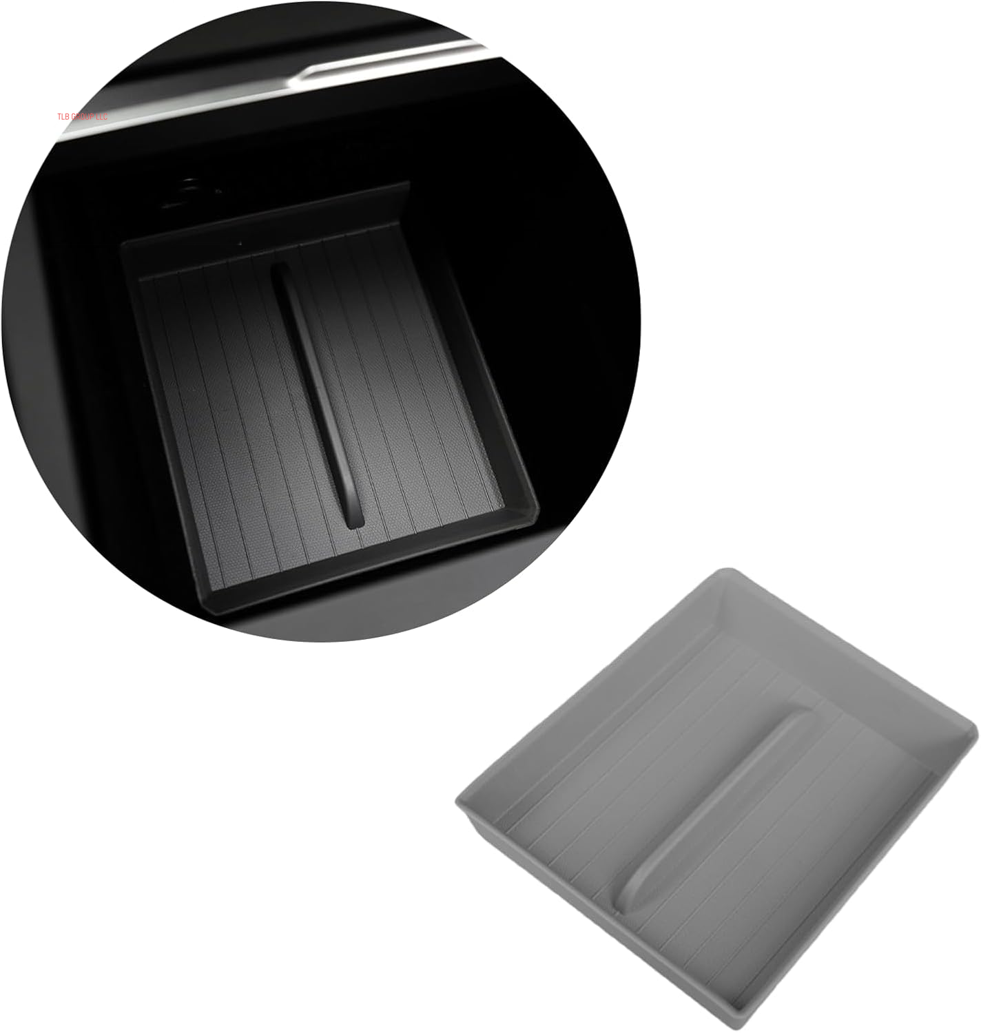 Center Console Organizer Tray for Tesla Model 3 2023-2025 - Model 3 Accessories Center Console Organizer Easy Installation, Enhanced Storage