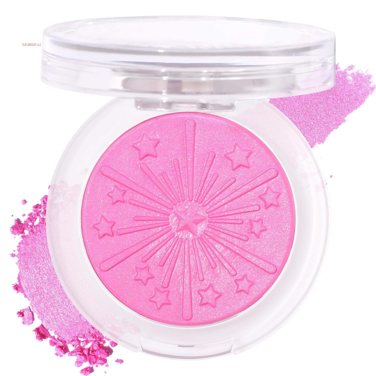 Baked Blush for Cheek, Glow Blushing Palette - Seamless Silky Blendable Powder Blush Makeup Palette, Delivering Long Last Natural Ruddy Complexion, 03 Peony