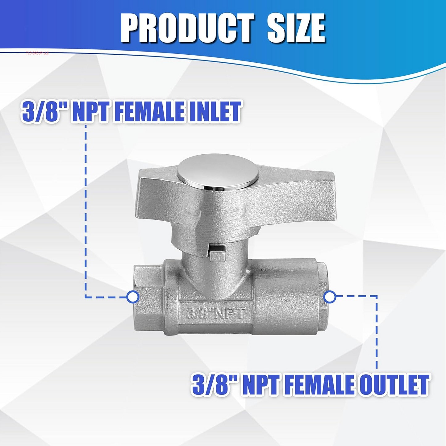 Ball Valve Pressure Washer, 3/8" Quick Connect Ball Valve for Power Washer Hose, 5000 PSI