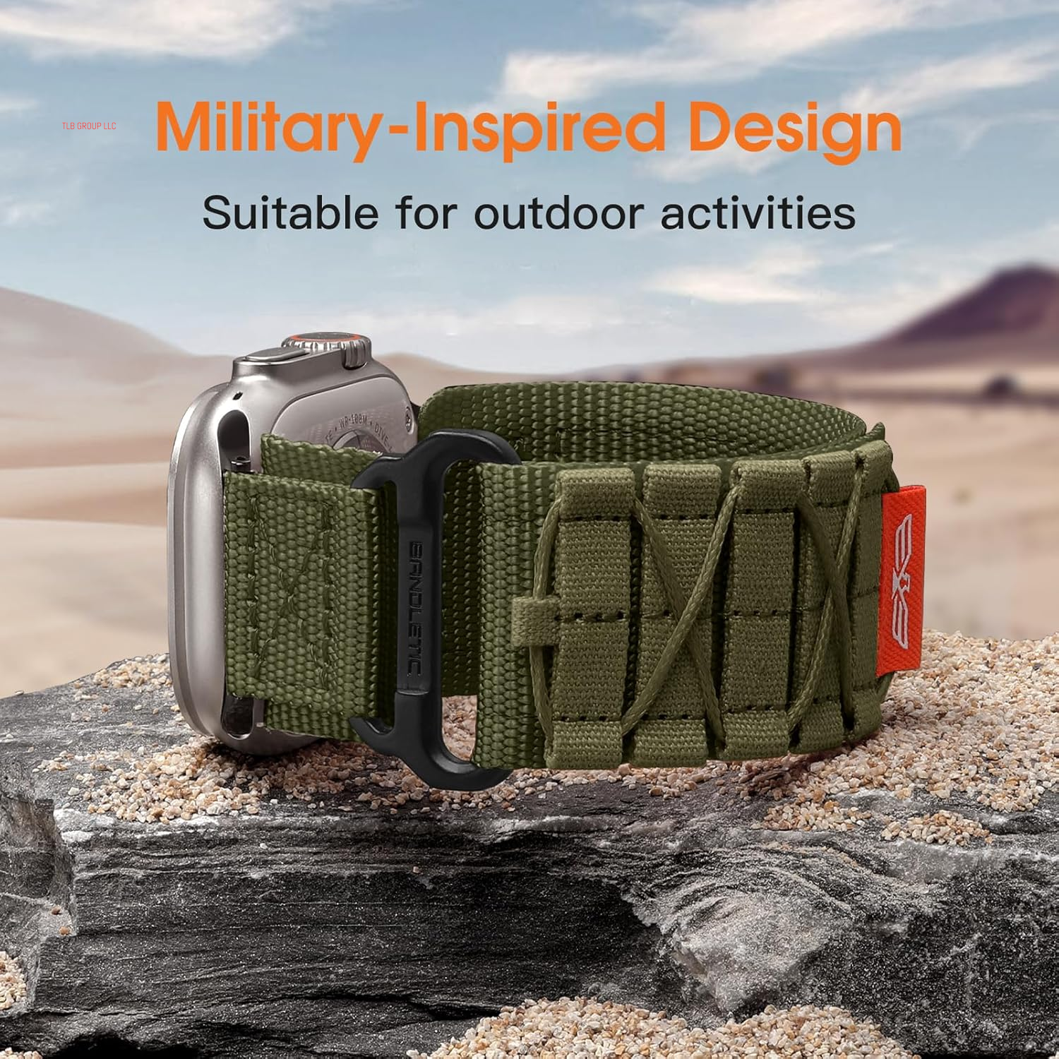 Magnetic Silicone Watch Band + R-Nylon Band Compatible with Apple Watch Series 10 Band 46Mm for Men 49Mm/45Mm/44Mm/42Mm(3/2/1), Sport Watchband for Iwatch SE2/SE/9/8/7/6/5/4