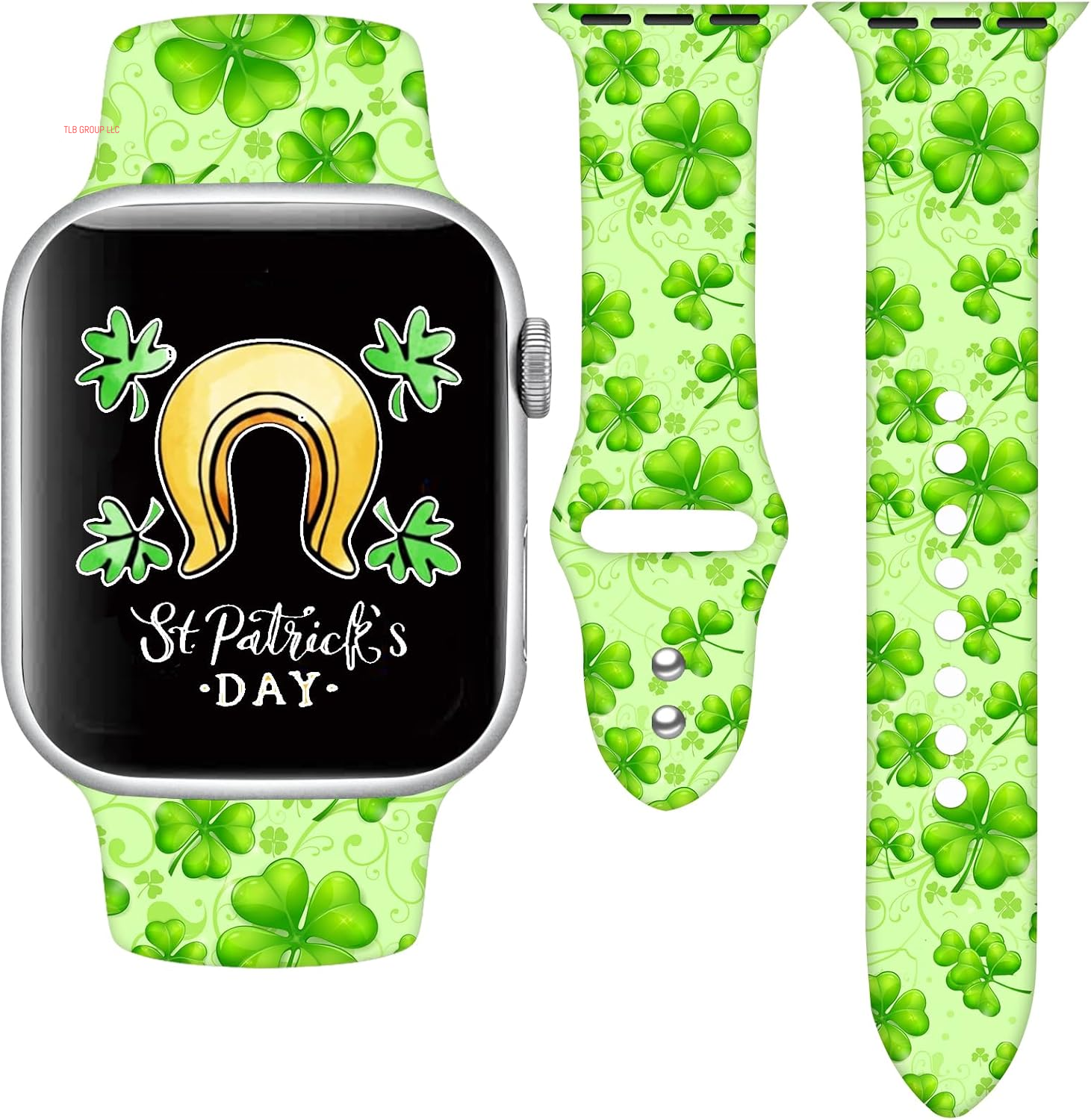 Holidays Watch Band Compatible with Apple Watch 38Mm 40Mm 41Mm 42Mm 44Mm 45Mm 49Mm for Women Men,Soft Silicone Replacement Sport Accessories Strap Replacement Wristband for Iwatch Series Ultra 9 8 7 6 5 4 3 2 1 SE