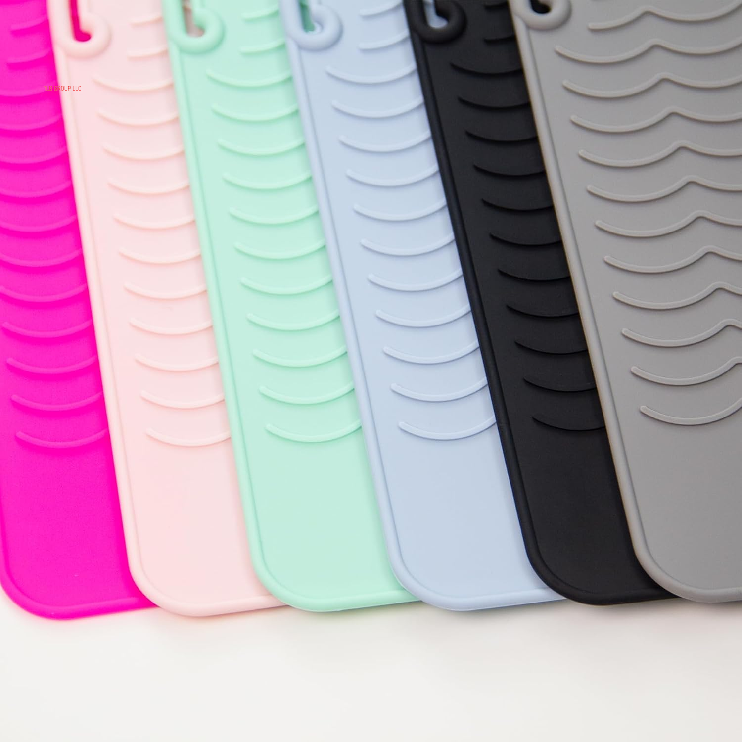 Flat Iron Silicone Mat and Travel Case for Hair Tools - Heat Resistant Mat, Straightener Pad, and Curling Iron Sleeve (9" X 6.5")