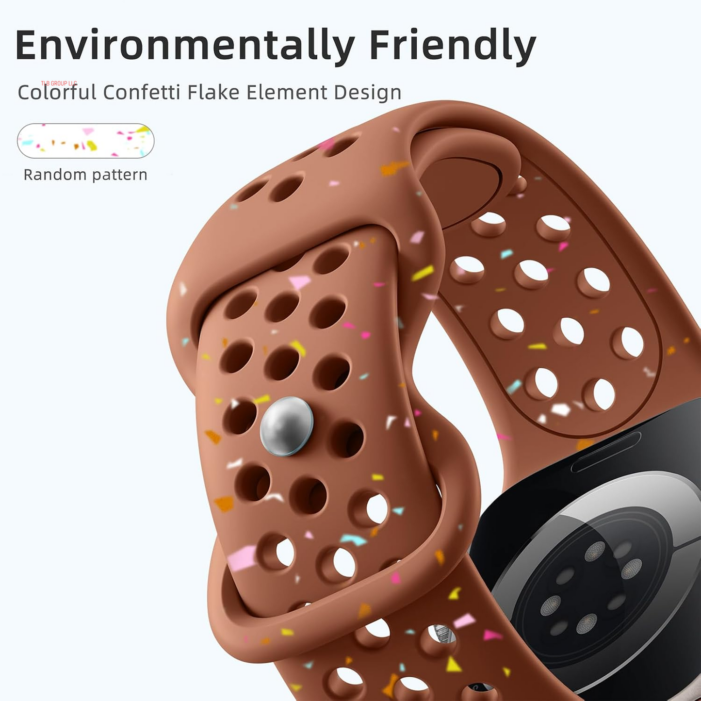 Nature Friendly Strap Compatible with Apple Watch Bands for Women Men 40Mm 38Mm 44Mm 42Mm 41Mm 45Mm 46Mm 49Mm, Breathable Sport Replacement for Iwatch Bands Series 10 9 8 7 6 5 4 3 SE Ultra 2