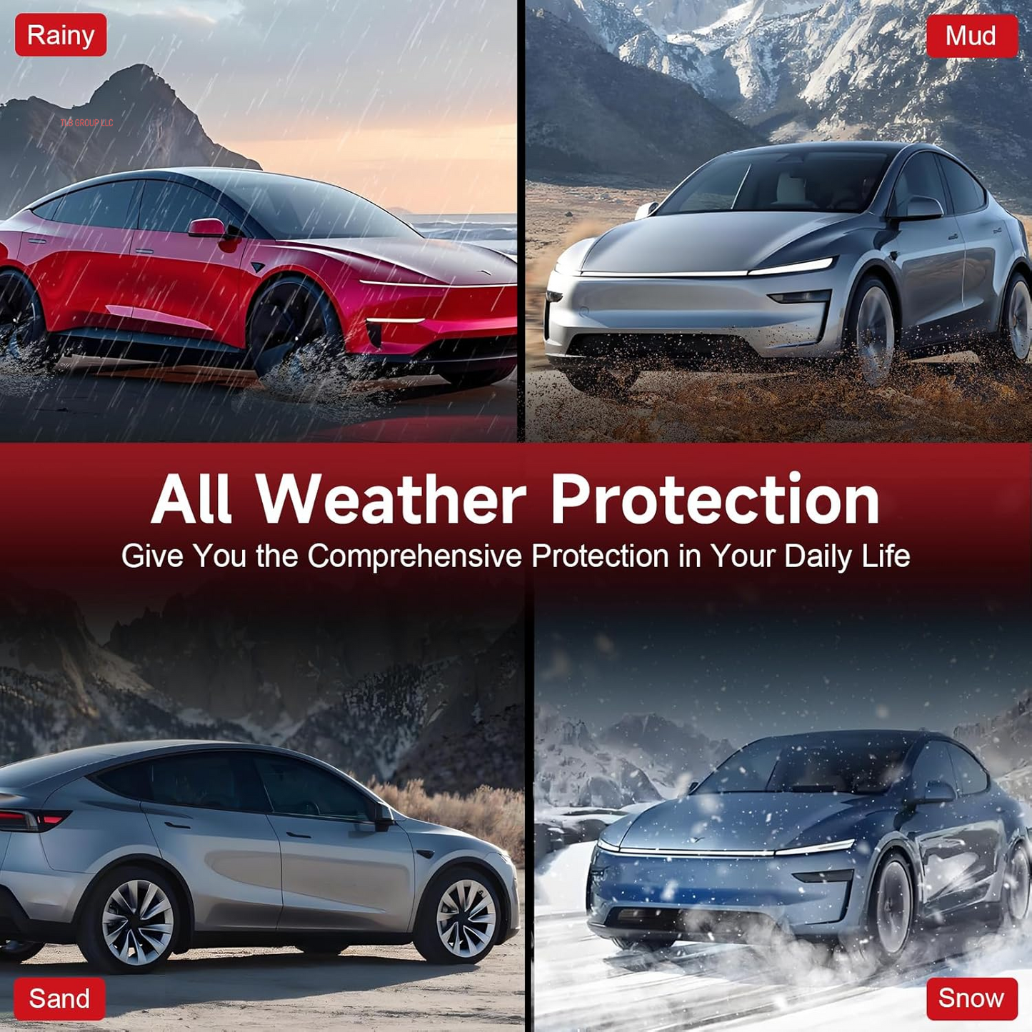 Cargo Mat for 2025 Tesla Model Y Juniper, for Tesla New Model Y 5-Seater Accessories, All Weather TPE Cargo Liner, Custom Fit Heavy Duty Non Slip Trunk Protector