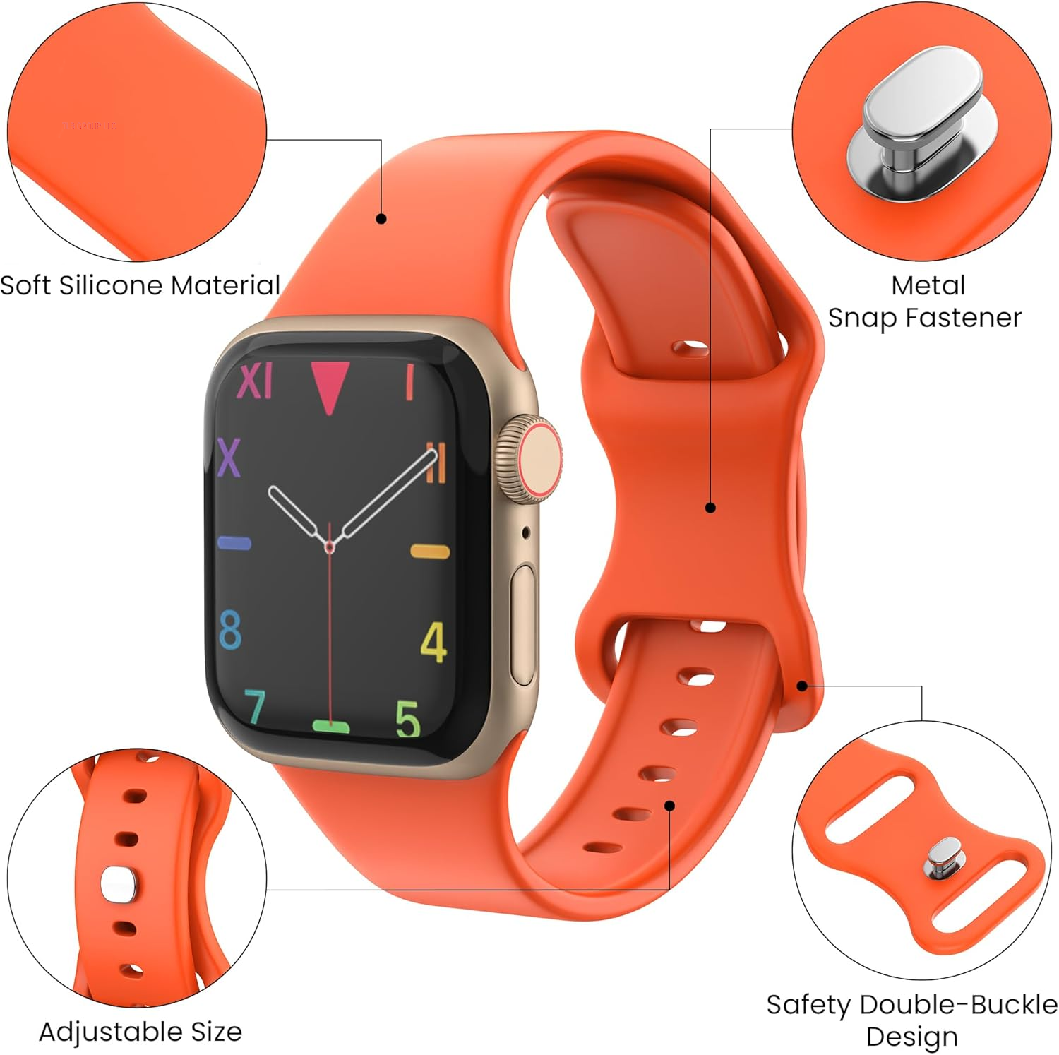 18 Pack Bands Compatible with Apple Watch Band 42Mm(Series 10) 41Mm 40Mm 38Mm and 20-Slot Watch Band Storage Organizer