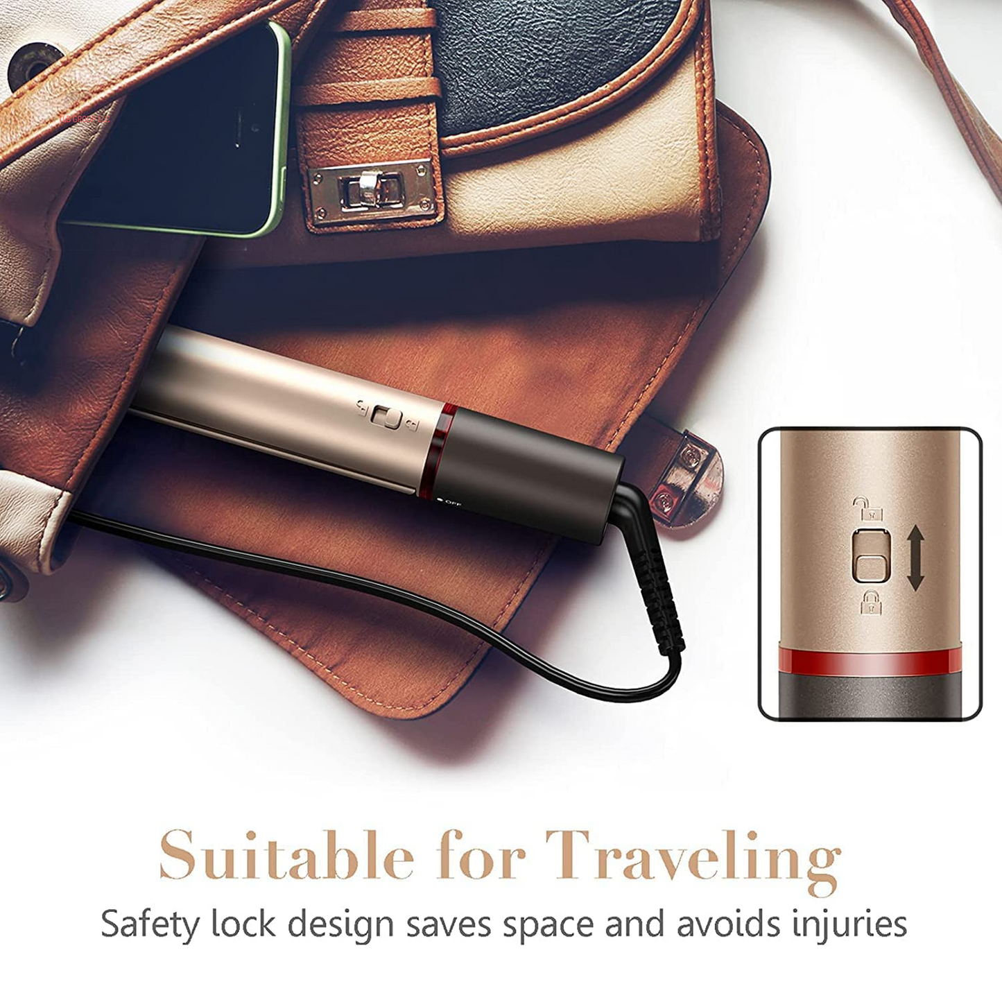 Professional Salon Quality Hair Straightener, Hair Straightener and Curler 2 in 1, Flat Iron Curling Iron in One, Fast Results | Long Lasting