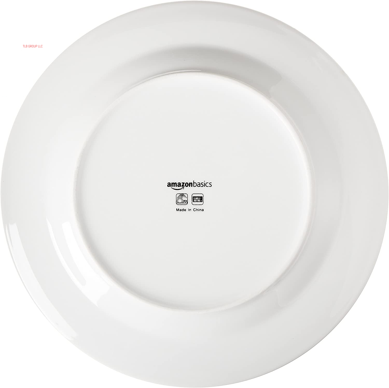 6-Piece White Dinner Plate Set, 10.5 Inches