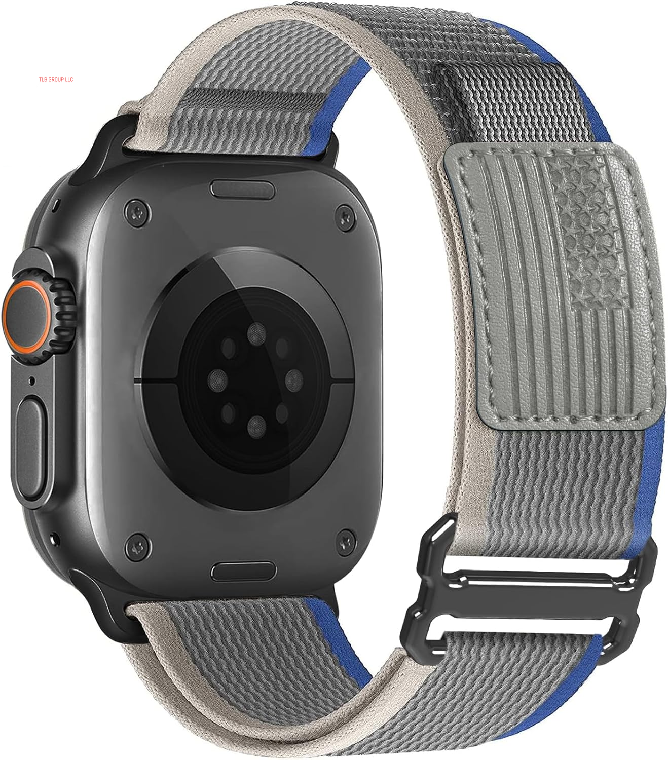 Trail Loop Nylon Band - Compatible with Apple Watch Ultra 2 Band/Ultra Band 49Mm 45Mm 44Mm Men Women, Braided Elastic Weave Sport Strap for Iwatch Ultra 2, Iwatch Ultra Series 10 46Mm SE/9/8/7/6/5/4