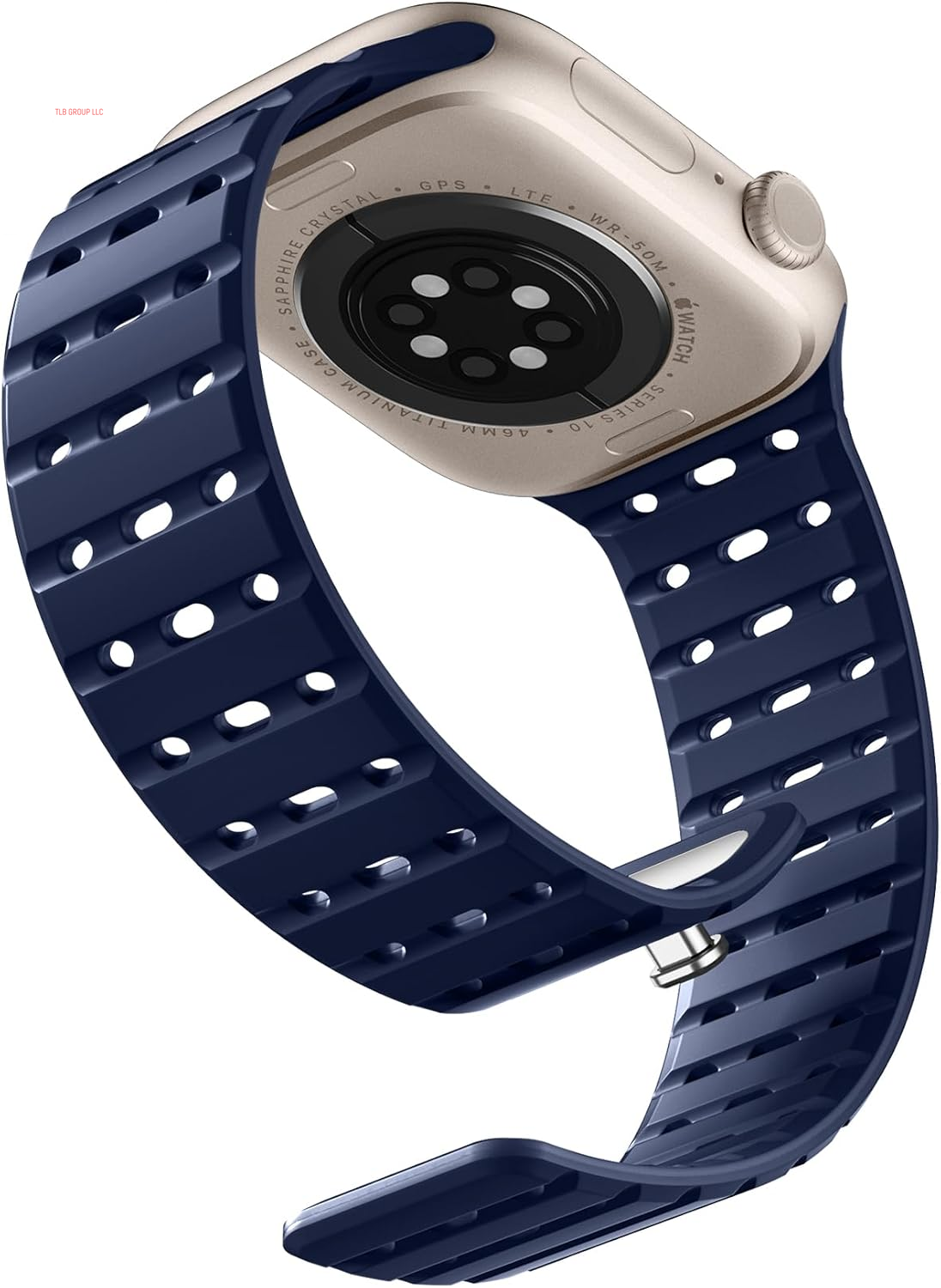 Compatible with Apple Watch Bands for Men 49Mm/46Mm/45Mm/44Mm/42Mm(3/2/1) Women, Rugged Magnetic Silicone Sport Watchband for Iwatch Ultra2/Ultra/Se2/Se/10/9/8/7/6/5/4