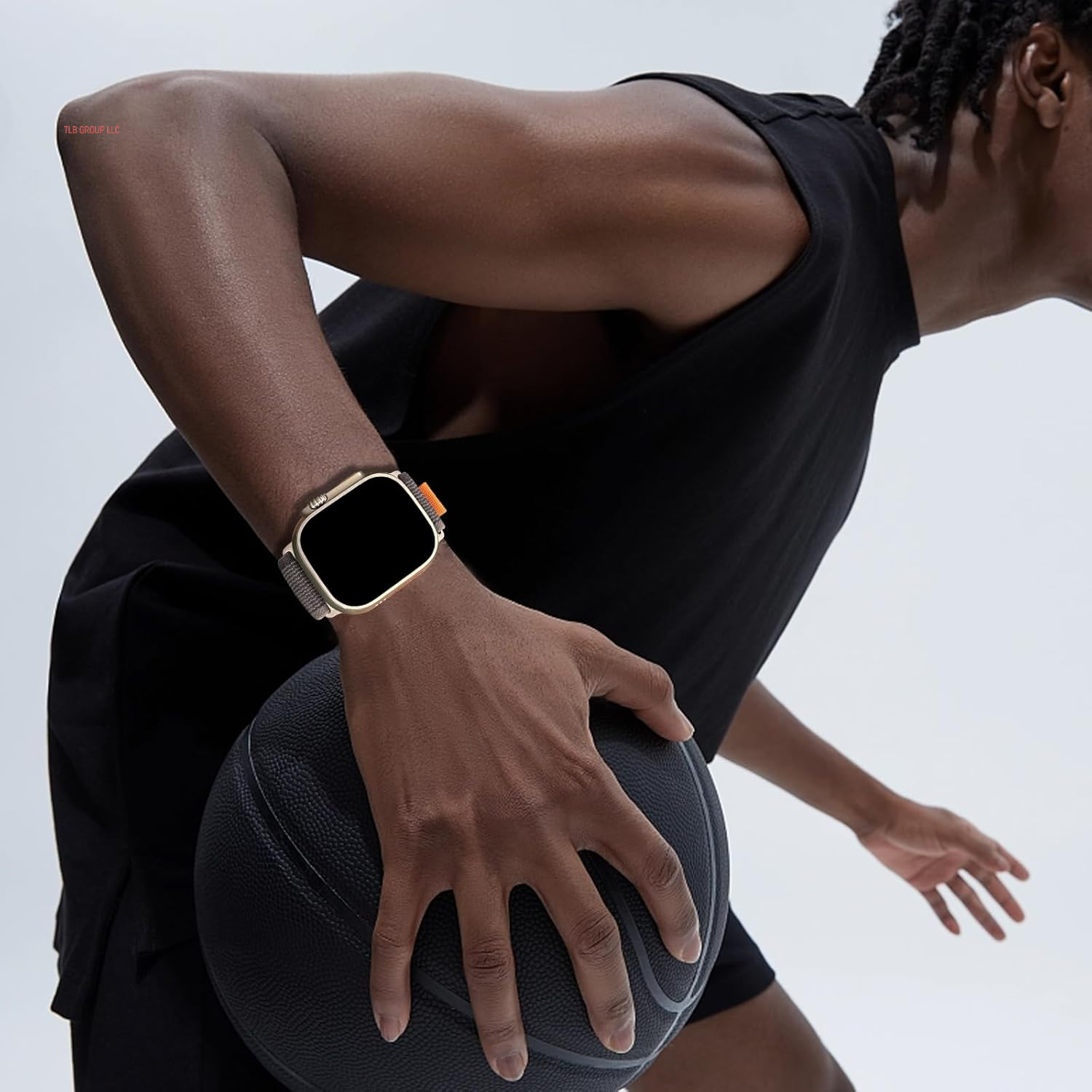 Trail Loop Nylon Band - Compatible with Apple Watch Ultra 2 Band/Ultra Band 49Mm 45Mm 44Mm Men Women, Braided Elastic Weave Sport Strap for Iwatch Ultra 2, Iwatch Ultra Series 10 46Mm SE/9/8/7/6/5/4