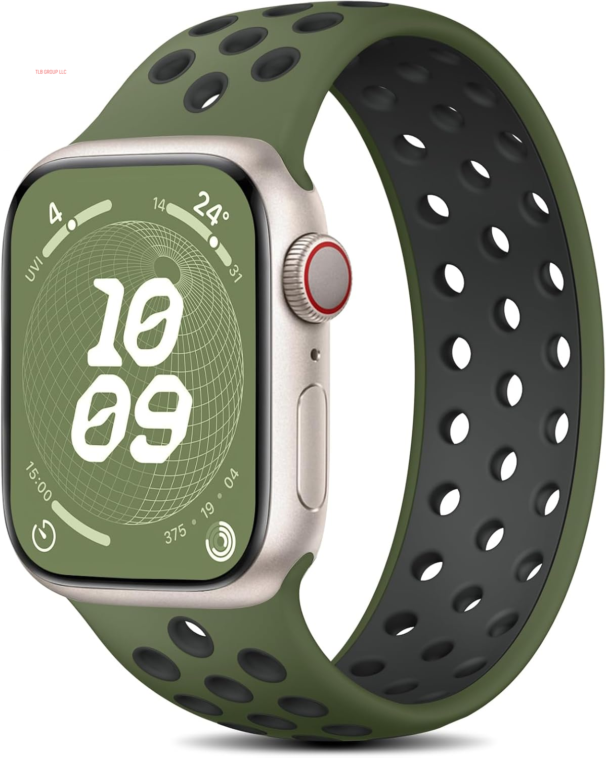 Solo Loop Band Compatible with Apple Watch Band 45Mm 44Mm 49Mm 41Mm 40Mm 38Mm 42Mm for Men Women, Breathable Sport Silicone Wristband for Iwatch Series 9 8 7 6 5 4 3 2 1 SE Ultra Ultra 2