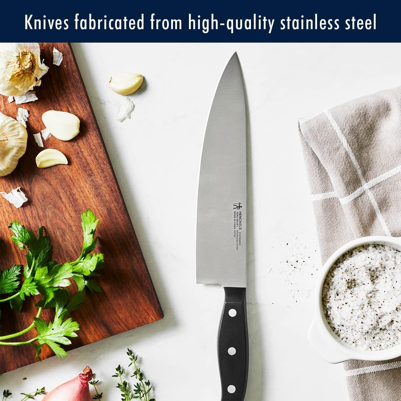 Premium Quality 15-Piece Knife Set with Block, Razor-Sharp, German Engineered Knife Informed by over 100 Years of Masterful Knife Making, Lightweight and Strong, Dishwasher Safe