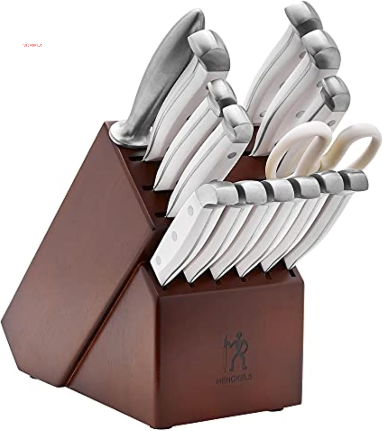 Premium Quality 15-Piece Knife Set with Block, Razor-Sharp, German Engineered Knife Informed by over 100 Years of Masterful Knife Making, Lightweight and Strong, Dishwasher Safe