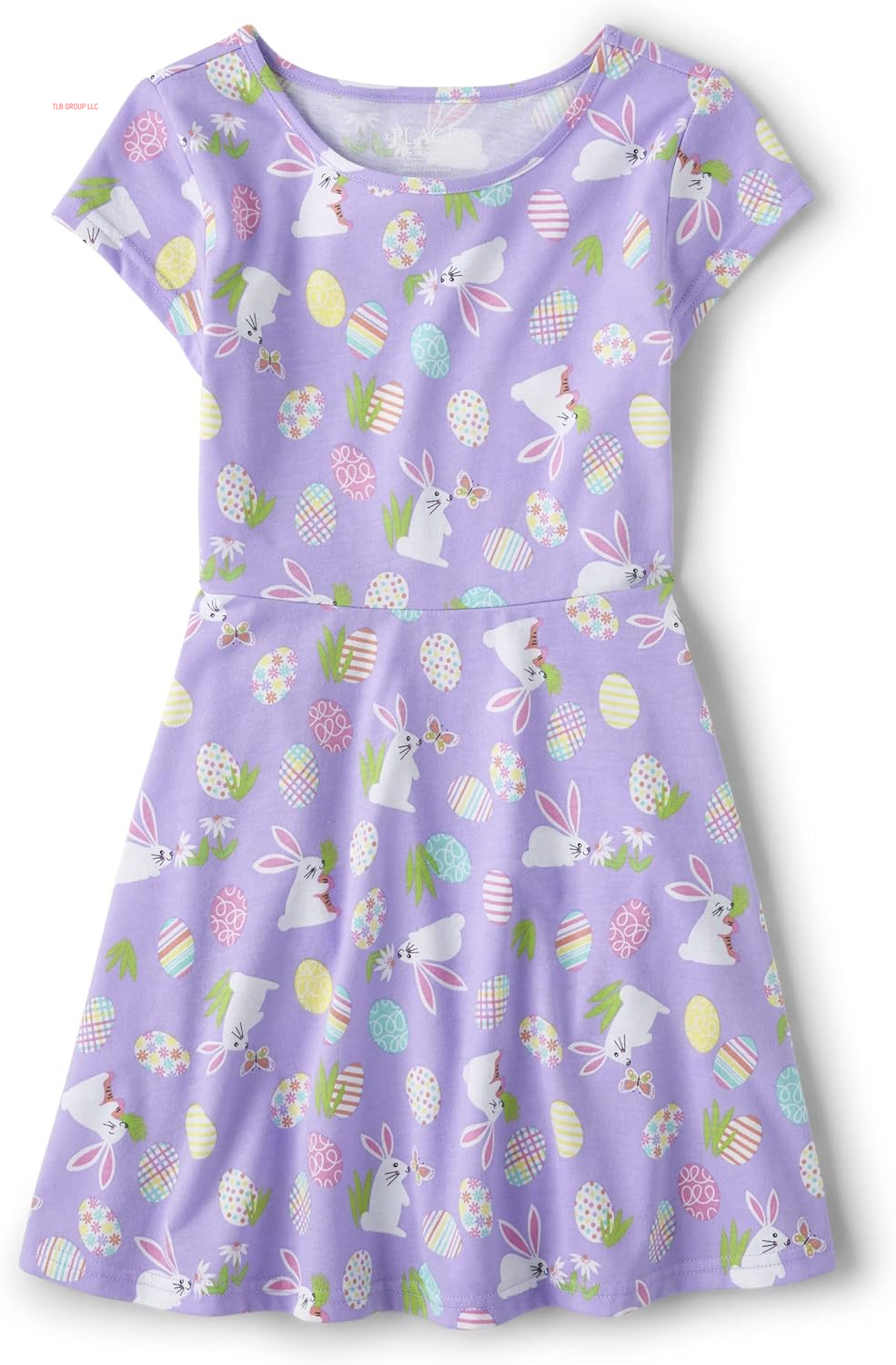 Girls' Short Sleeve Fashion Skater Dress