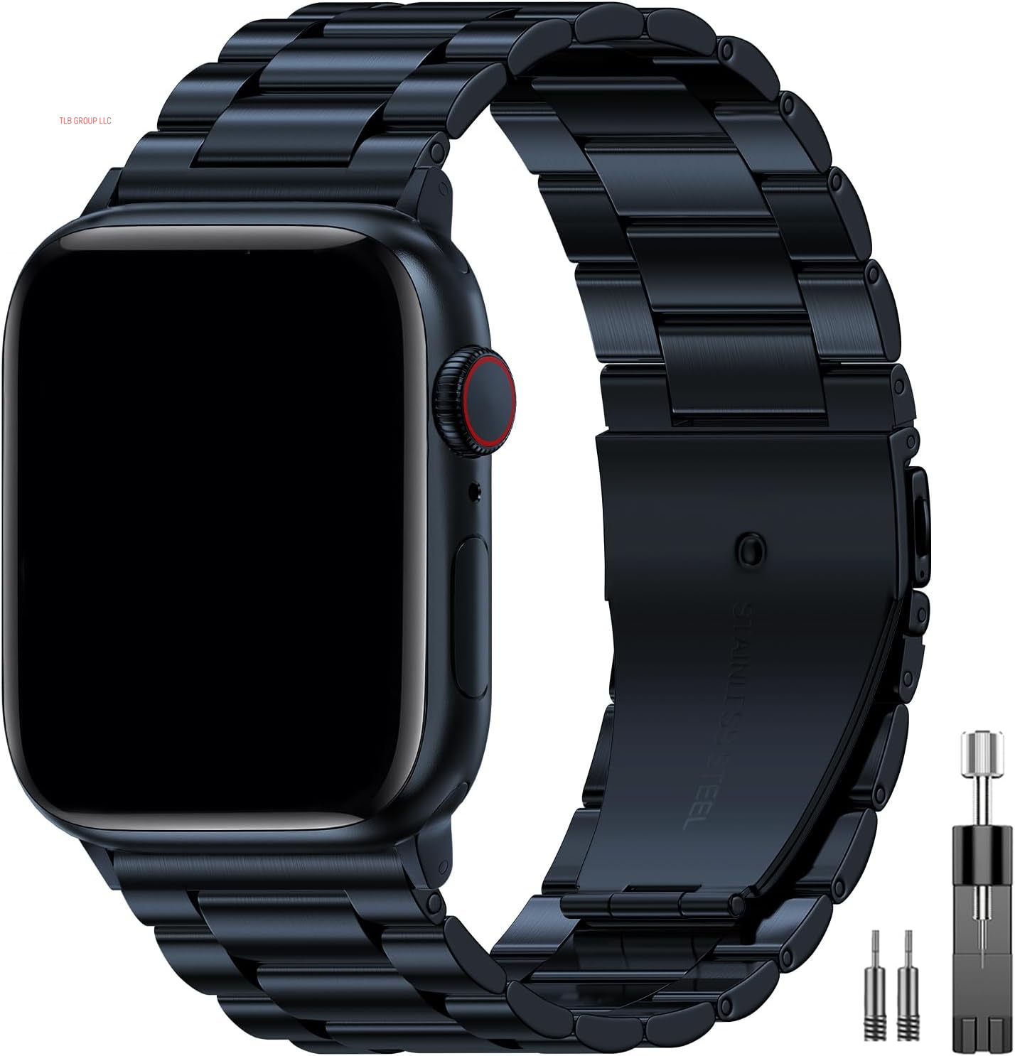 Metal Band Compatible with Apple Watch Band 49Mm 46Mm 45Mm 44Mm 42Mm 41Mm 40Mm 38Mm Men & Women, Business Stainless Steel Strap for Iwatch Bands Ultra 2, SE, Ultra Series 9 8 7 6 5 4 3 2 1
