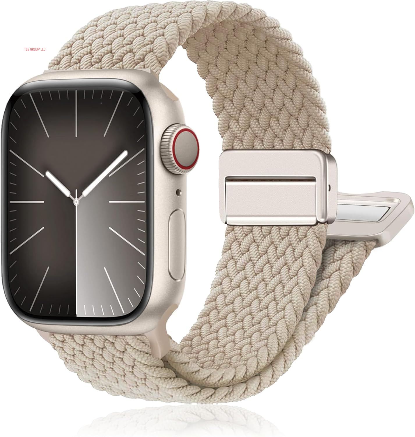 Magnetic Braided Stretchy Loop - Compatible with Apple Watch Band 42Mm 46Mm 40Mm 41Mm 44Mm 45Mm 38Mm Ultra/2 49Mm Women Men,Elastic Woven Fabric Nylon Strap for Iwatch Ultra Series 10 9 8 7 6 5 4 3 SE