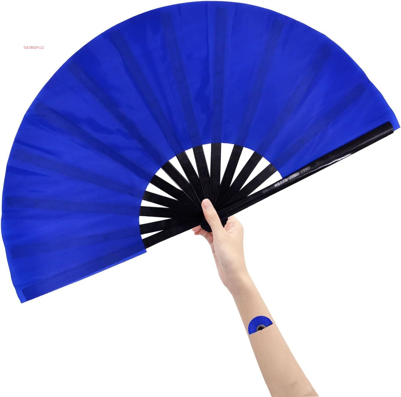Large Rave Fan Folding Hand Popping Fans for Line Dancing, Big Clacking Fans Clap Fan for Boots on the Ground Dance,Party,Decoration,Festival (Pink)