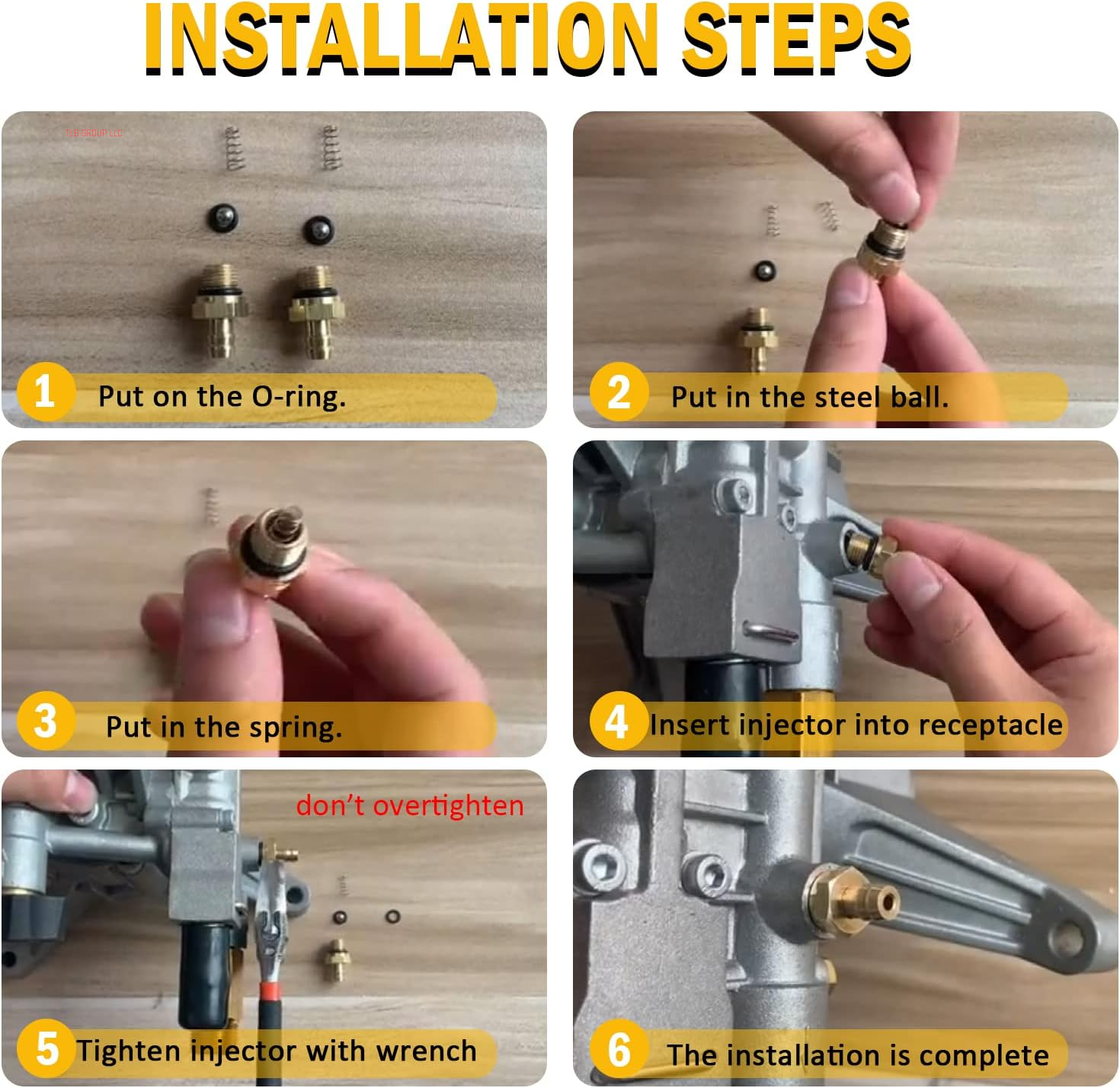 Pressure Washer Chemical Soap Injector Kit for Briggs and Stratton, Homelite, Ryobi and Husky Replaces 190593GS 190635GS and 203640GS (2 Set)