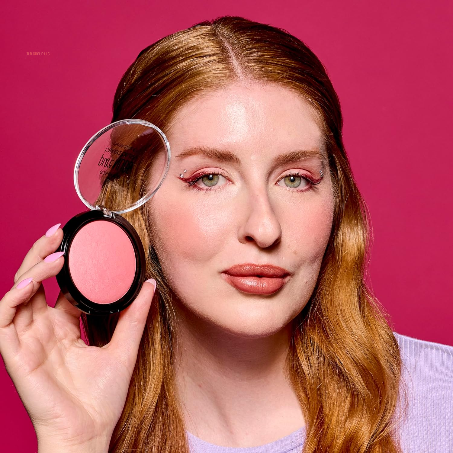 | Pure Nude Baked Blush | Highly Pigmented Baked Texture for a Bright, Healthy Glow | Available in 8 Gorgeous Shimmery Shades | Vegan & Cruelty Free (07 Cool Coral)