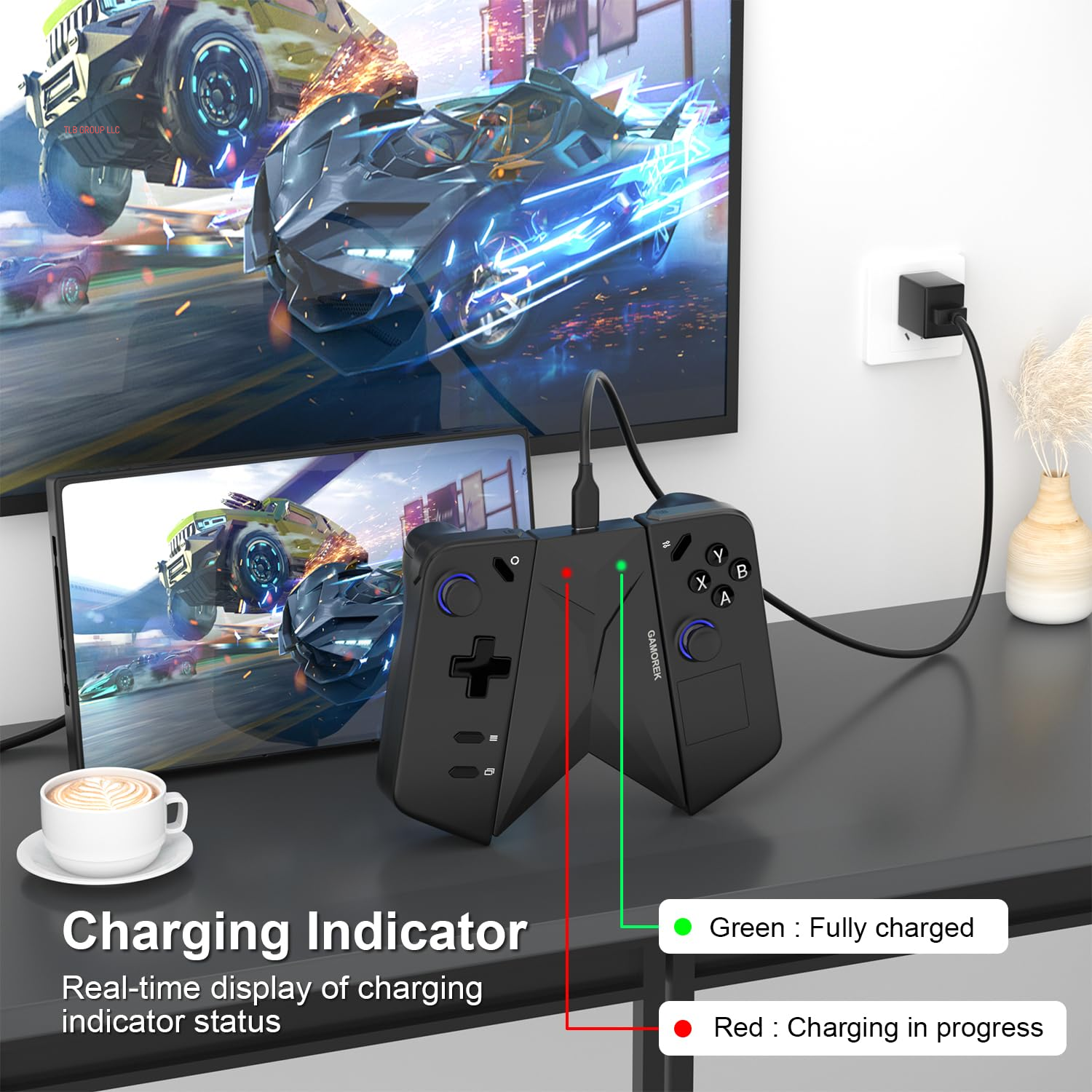 Controller Charging Connector Grip Compatible with Lenovo Legion Go