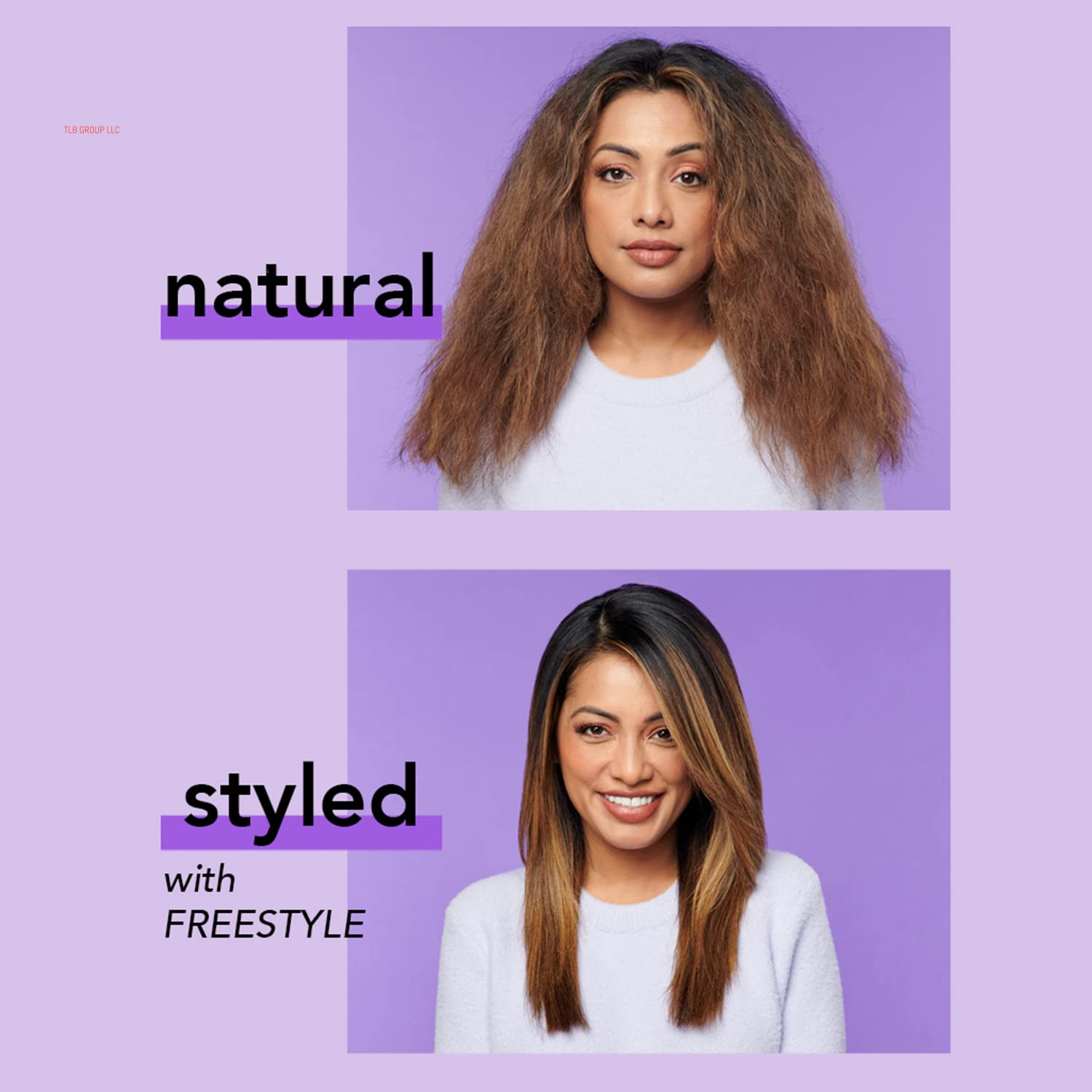 Freestyle Ceramic Styling Wand | Salon Quality at Home | Ionic Tip Barrel | Dual Voltage Tool | Ceramic Heated Bristles | Frizz Reducing Brush