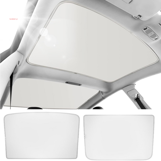 2025 Sunshade Roof for Tesla Model 3 Highland Accessories 2024 No Sagging Roof Sun Shade Light Gray
