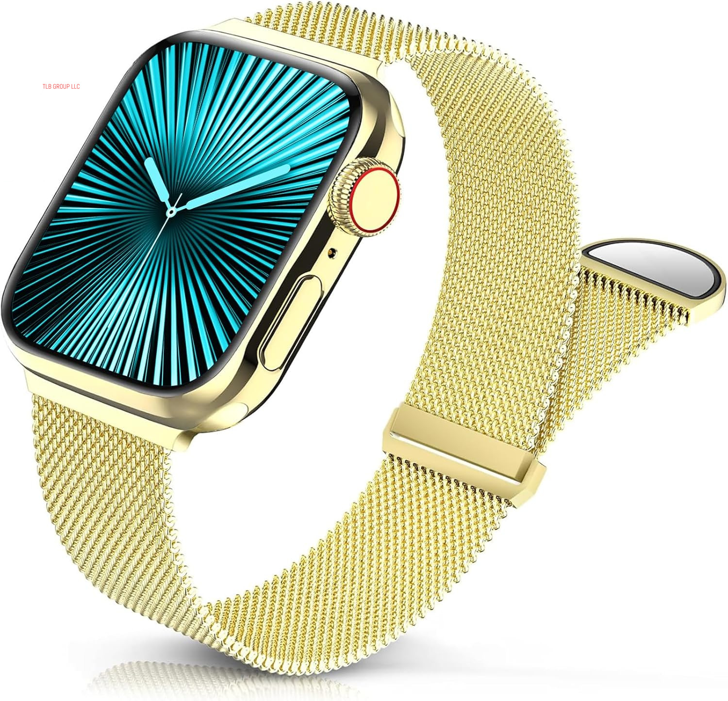 Milanese Mesh Loop Compatible with Apple Watch Bands 42Mm 44Mm 45Mm 46Mm 49Mm 38Mm 40Mm 41Mm for Men Women, Stainless Steel Mesh Strap for Iwatch Series 10 9 8 7 6 SE 5 4 3 2 1 Ultra