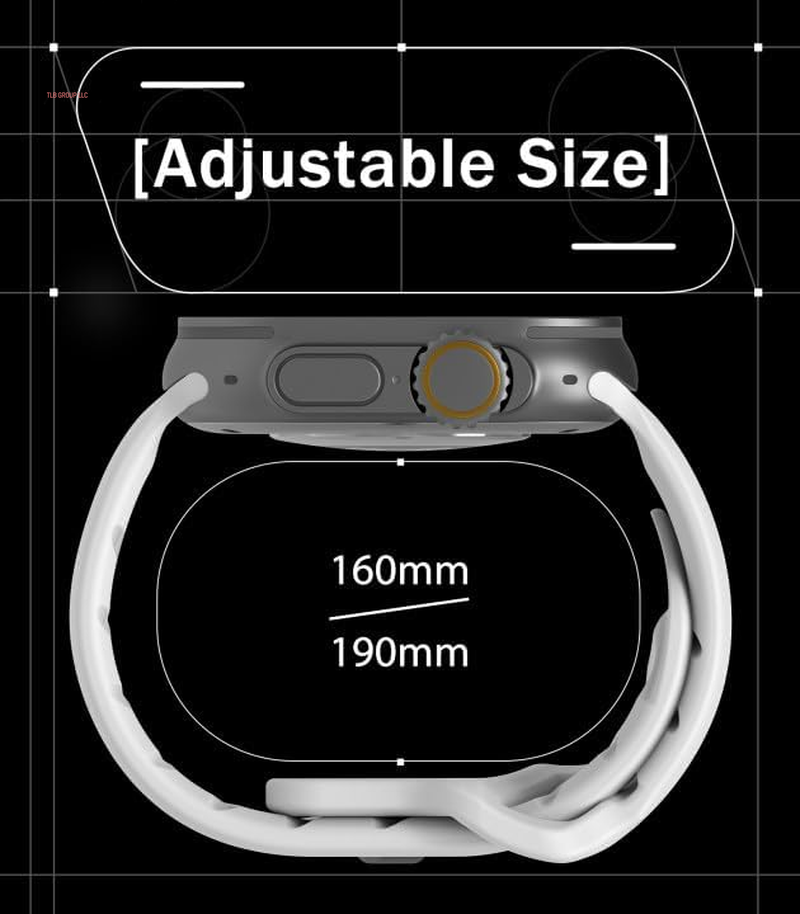 A02 Sports Watch Band | Fluoroelastomer | for Apple Watch 42/44/45/46/49 Mm | Fashions Waterproof Watch Strap